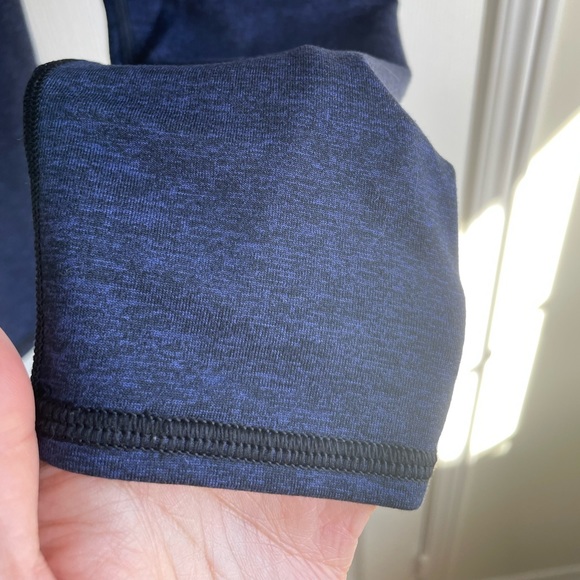 2 for $10 Aerie Chill Low rise heathered navy leggings - Picture 3 of 4